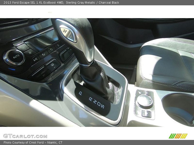 Sterling Gray Metallic / Charcoal Black 2013 Ford Escape SEL 1.6L EcoBoost 4WD