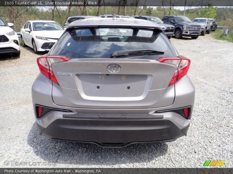 Silver Knockout Metallic / Black 2020 Toyota C-HR LE