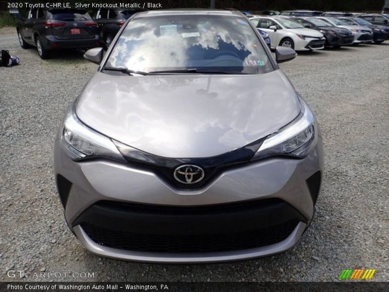 Silver Knockout Metallic / Black 2020 Toyota C-HR LE
