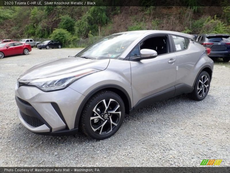 Silver Knockout Metallic / Black 2020 Toyota C-HR LE