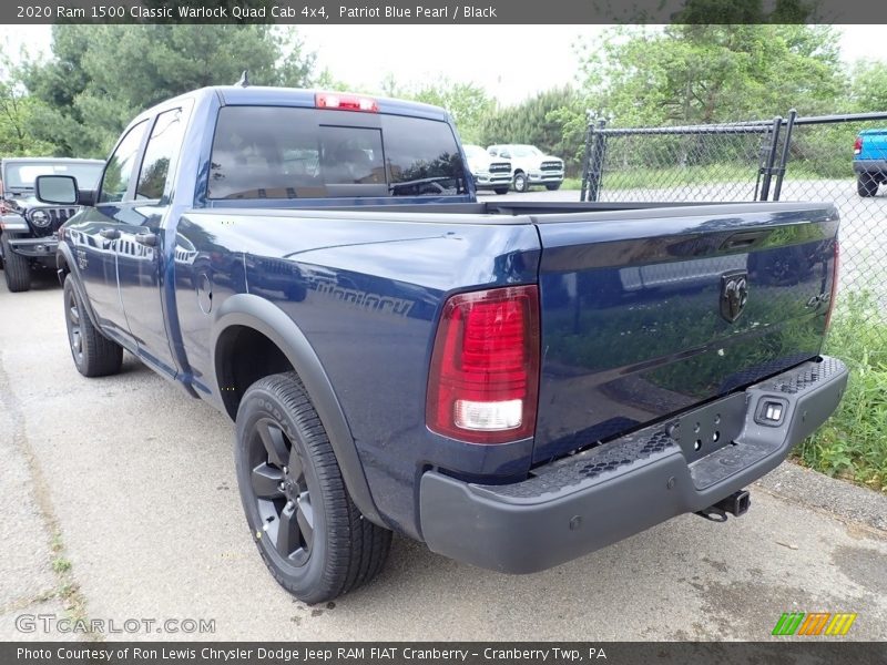 Patriot Blue Pearl / Black 2020 Ram 1500 Classic Warlock Quad Cab 4x4