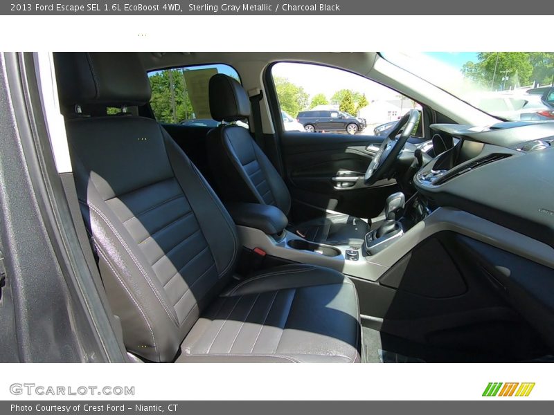 Sterling Gray Metallic / Charcoal Black 2013 Ford Escape SEL 1.6L EcoBoost 4WD