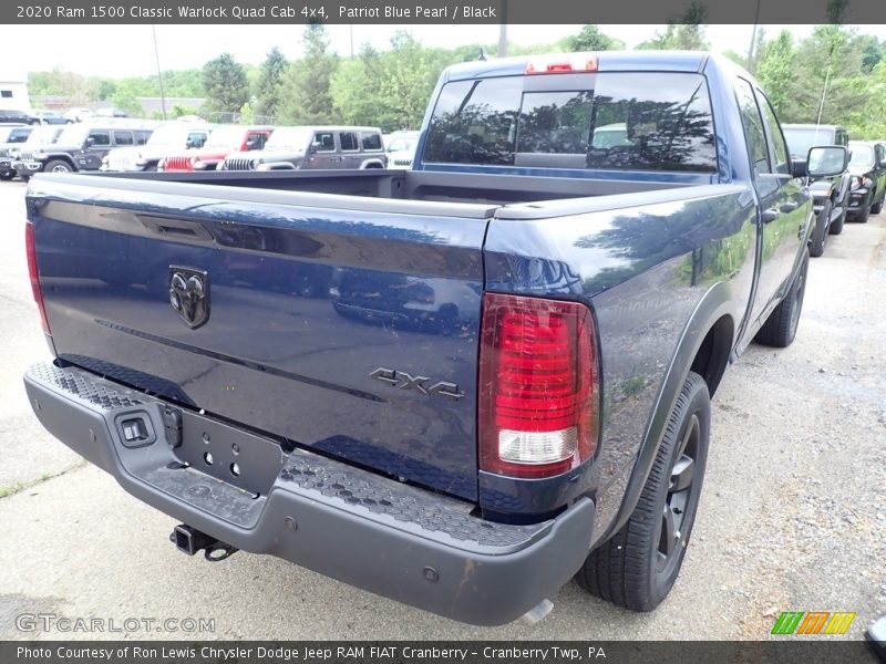 Patriot Blue Pearl / Black 2020 Ram 1500 Classic Warlock Quad Cab 4x4