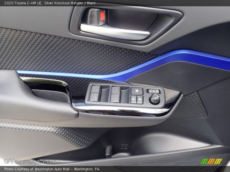 Silver Knockout Metallic / Black 2020 Toyota C-HR LE