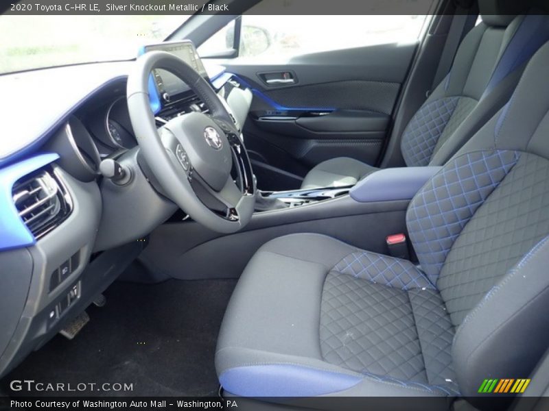 Silver Knockout Metallic / Black 2020 Toyota C-HR LE