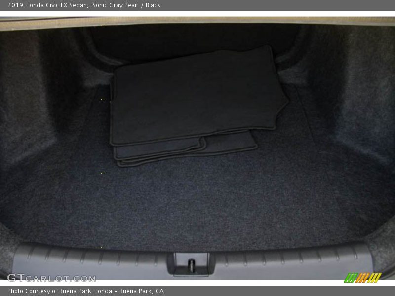 Sonic Gray Pearl / Black 2019 Honda Civic LX Sedan
