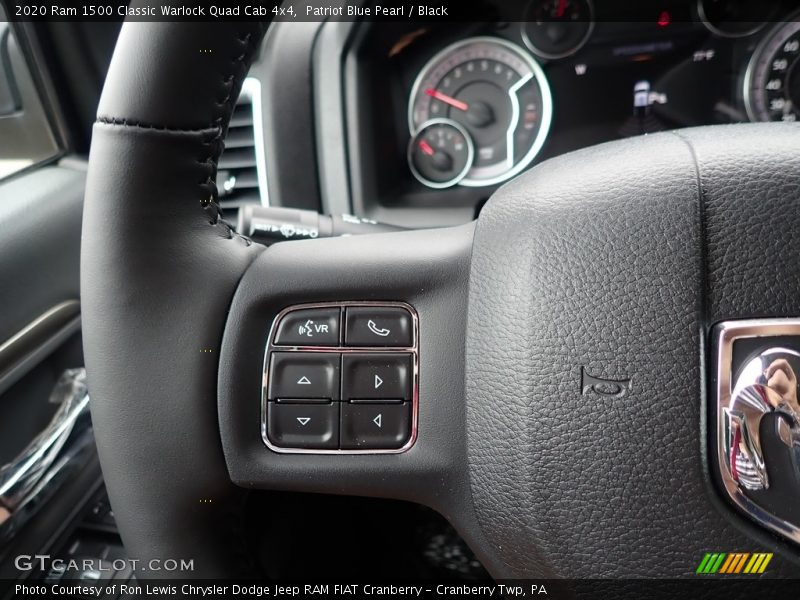 Patriot Blue Pearl / Black 2020 Ram 1500 Classic Warlock Quad Cab 4x4