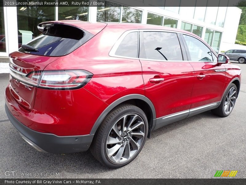 Ruby Red / Ebony 2019 Lincoln Nautilus Reserve AWD