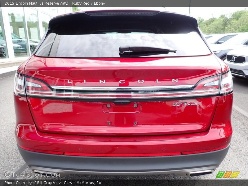 Ruby Red / Ebony 2019 Lincoln Nautilus Reserve AWD