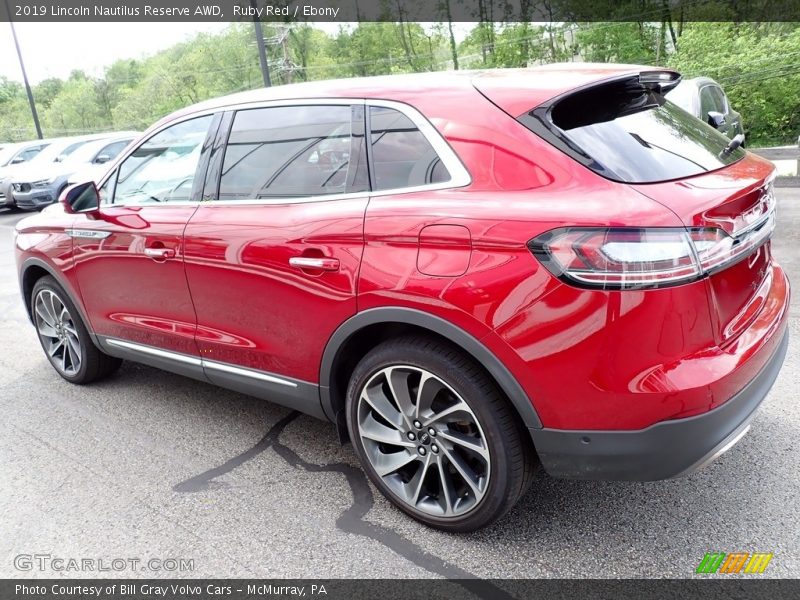 Ruby Red / Ebony 2019 Lincoln Nautilus Reserve AWD