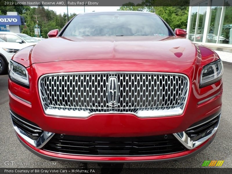 Ruby Red / Ebony 2019 Lincoln Nautilus Reserve AWD