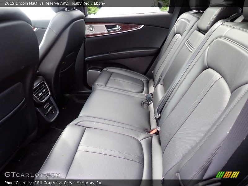 Rear Seat of 2019 Nautilus Reserve AWD