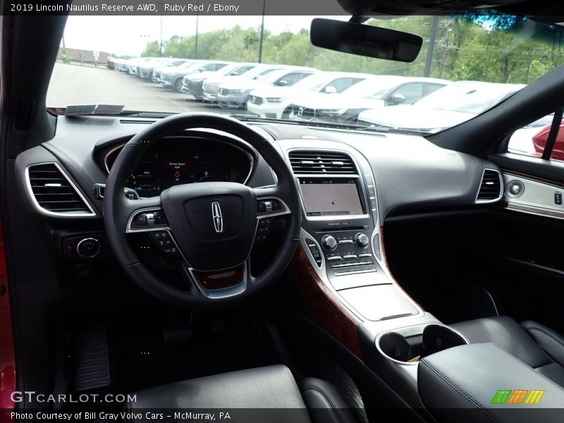 Ruby Red / Ebony 2019 Lincoln Nautilus Reserve AWD