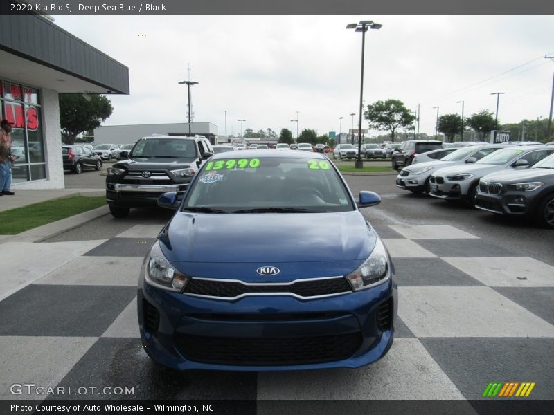 Deep Sea Blue / Black 2020 Kia Rio S