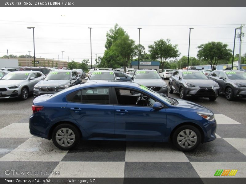 Deep Sea Blue / Black 2020 Kia Rio S