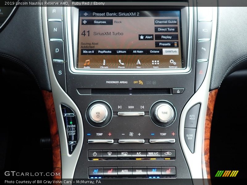 Ruby Red / Ebony 2019 Lincoln Nautilus Reserve AWD