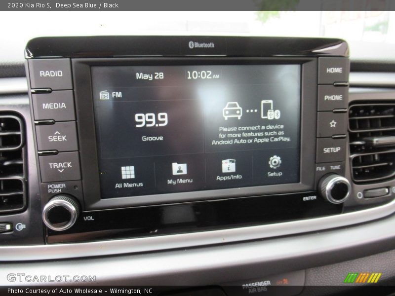 Deep Sea Blue / Black 2020 Kia Rio S