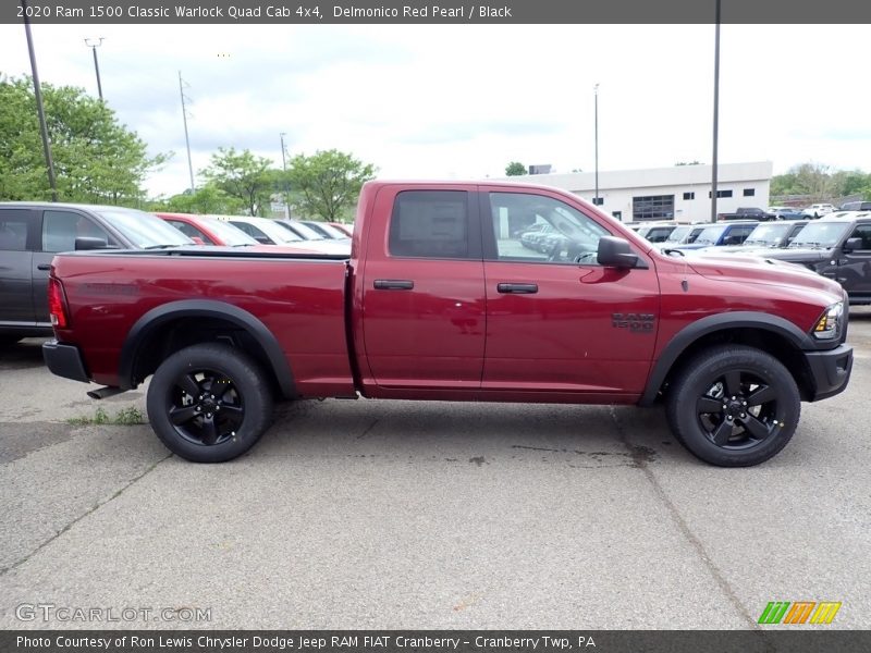 Delmonico Red Pearl / Black 2020 Ram 1500 Classic Warlock Quad Cab 4x4
