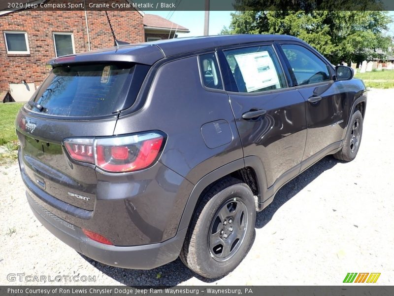 Granite Crystal Metallic / Black 2020 Jeep Compass Sport