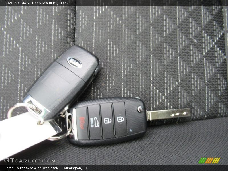 Deep Sea Blue / Black 2020 Kia Rio S