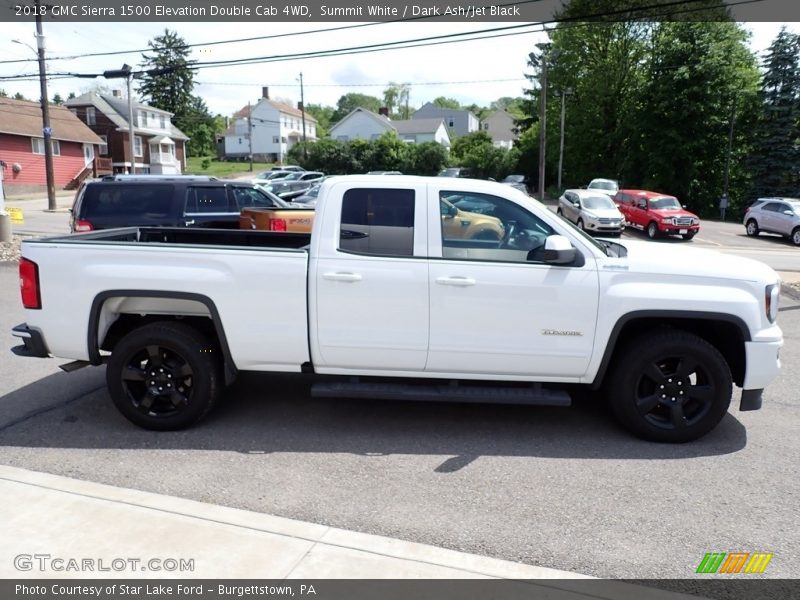 Summit White / Dark Ash/Jet Black 2018 GMC Sierra 1500 Elevation Double Cab 4WD