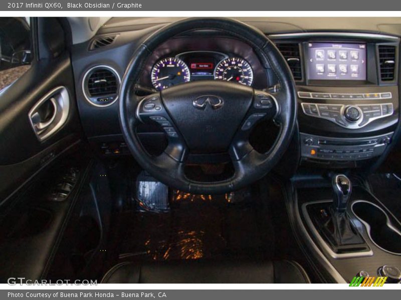 Dashboard of 2017 QX60 