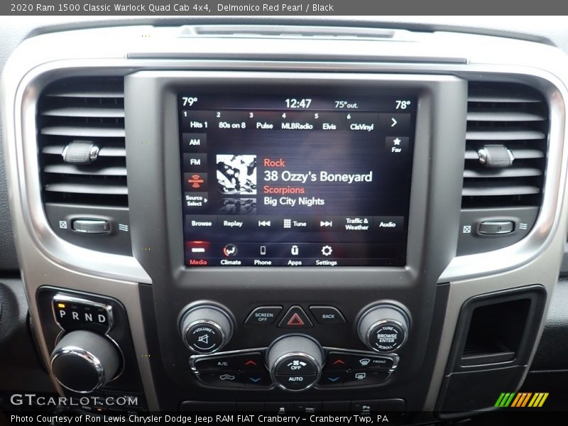 Delmonico Red Pearl / Black 2020 Ram 1500 Classic Warlock Quad Cab 4x4