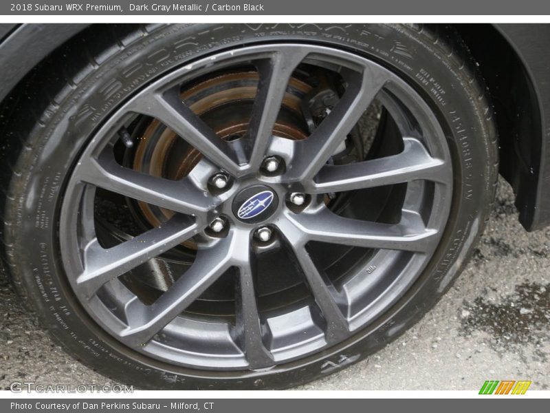 Dark Gray Metallic / Carbon Black 2018 Subaru WRX Premium