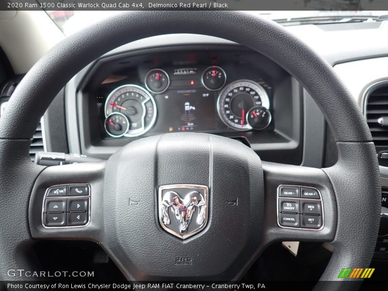 Delmonico Red Pearl / Black 2020 Ram 1500 Classic Warlock Quad Cab 4x4