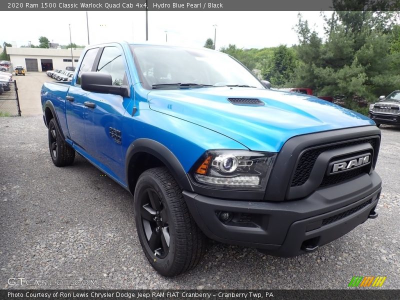 Hydro Blue Pearl / Black 2020 Ram 1500 Classic Warlock Quad Cab 4x4