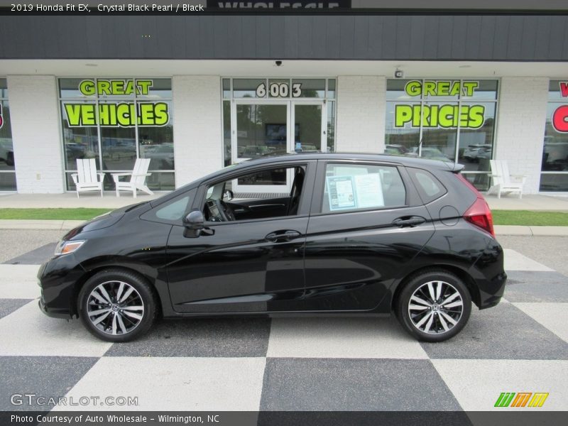 Crystal Black Pearl / Black 2019 Honda Fit EX