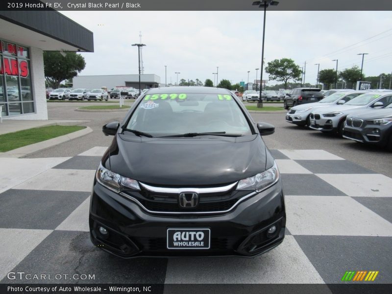 Crystal Black Pearl / Black 2019 Honda Fit EX