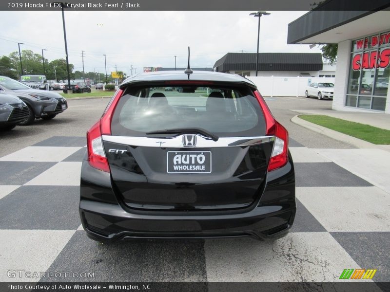 Crystal Black Pearl / Black 2019 Honda Fit EX