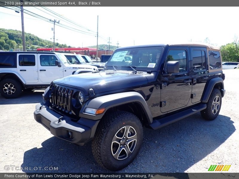 Black / Black 2020 Jeep Wrangler Unlimited Sport 4x4