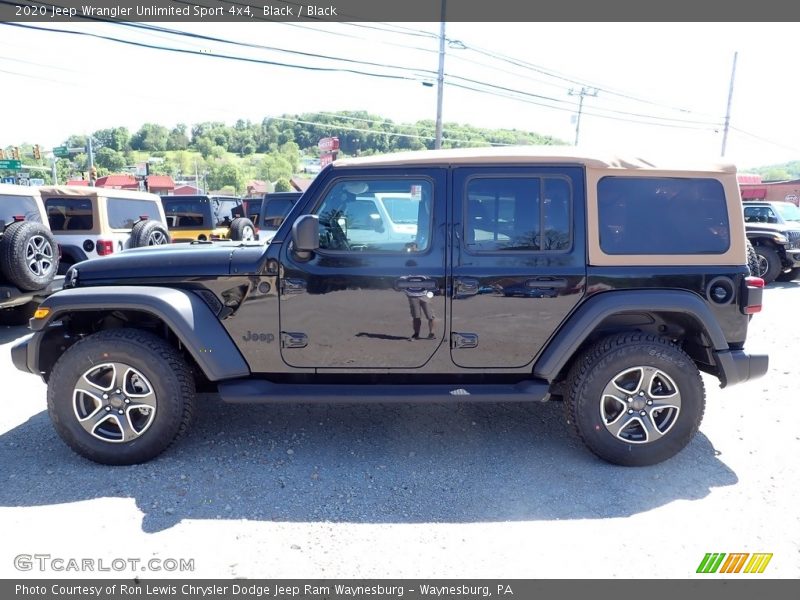 Black / Black 2020 Jeep Wrangler Unlimited Sport 4x4