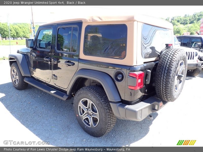 Black / Black 2020 Jeep Wrangler Unlimited Sport 4x4