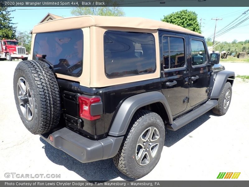 Black / Black 2020 Jeep Wrangler Unlimited Sport 4x4