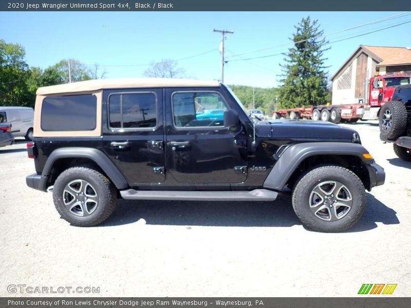 Black / Black 2020 Jeep Wrangler Unlimited Sport 4x4