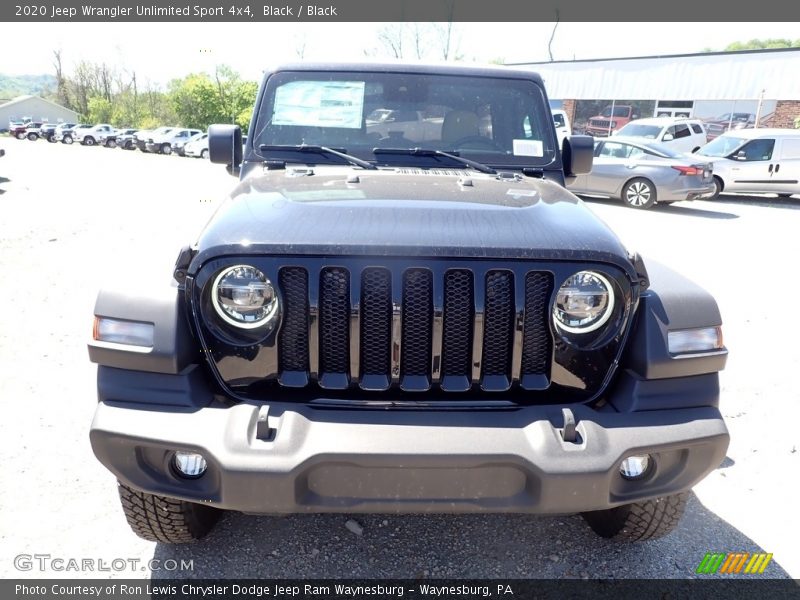 Black / Black 2020 Jeep Wrangler Unlimited Sport 4x4