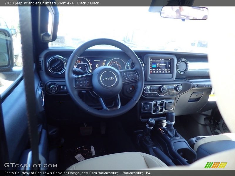 Black / Black 2020 Jeep Wrangler Unlimited Sport 4x4