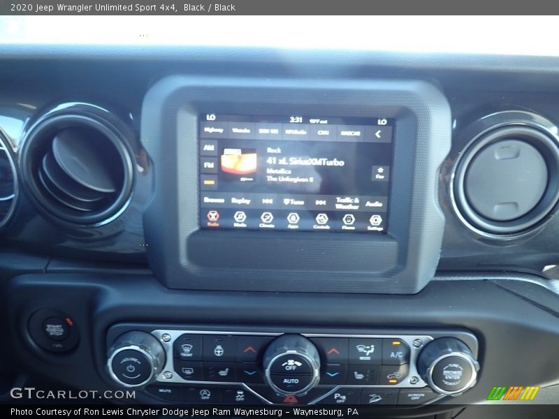 Black / Black 2020 Jeep Wrangler Unlimited Sport 4x4