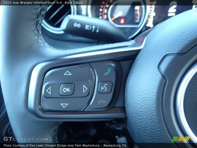 Black / Black 2020 Jeep Wrangler Unlimited Sport 4x4