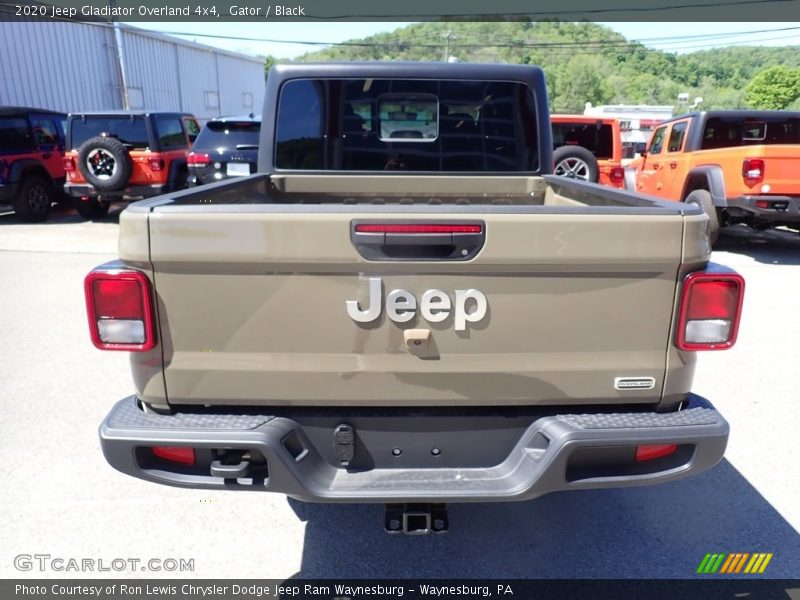 Gator / Black 2020 Jeep Gladiator Overland 4x4