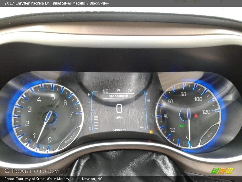 Billet Silver Metallic / Black/Alloy 2017 Chrysler Pacifica LX