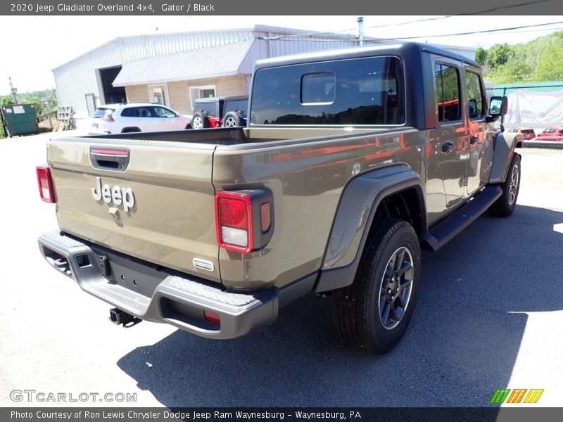 Gator / Black 2020 Jeep Gladiator Overland 4x4