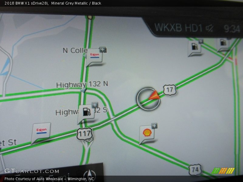 Mineral Grey Metallic / Black 2018 BMW X1 sDrive28i