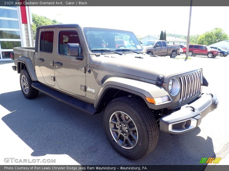 Gator / Black 2020 Jeep Gladiator Overland 4x4