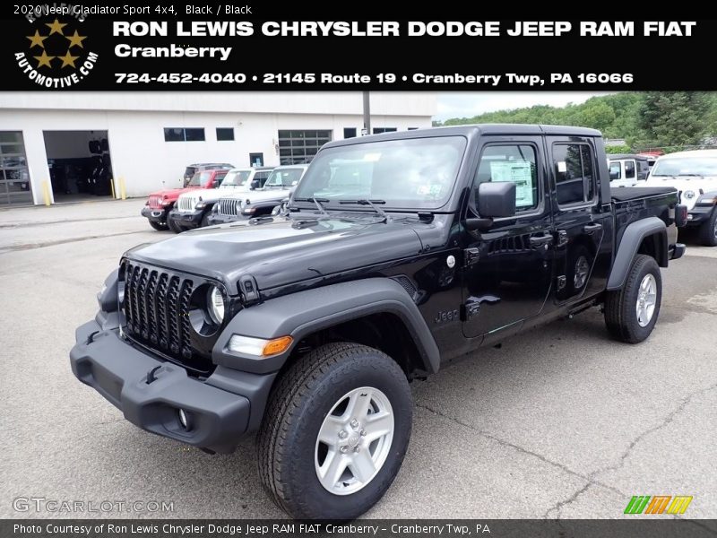 Black / Black 2020 Jeep Gladiator Sport 4x4