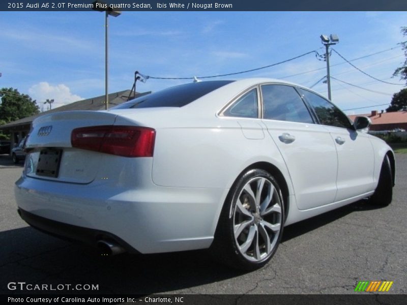 Ibis White / Nougat Brown 2015 Audi A6 2.0T Premium Plus quattro Sedan