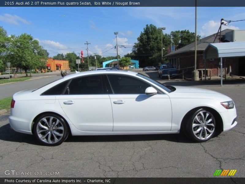 Ibis White / Nougat Brown 2015 Audi A6 2.0T Premium Plus quattro Sedan